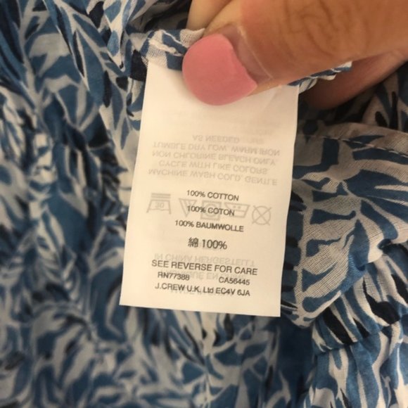 NWT j. Crew Marine fern jumpsuit - Picture 4 of 6